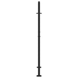 Garden Gate Black 100x150 cm Steel Trace Design 4100981