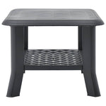 Coffee Table Anthracite 90x60x46 cm Plastic 48795