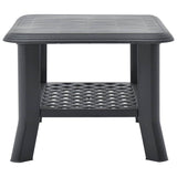 Coffee Table Anthracite 90x60x46 cm Plastic 48795