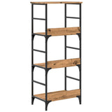 Book Cabinet Artisan Oak 50x33x117.5 cm Engineered Wood 857467