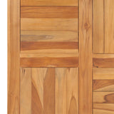 Table Top Teak Solid teak wood 70x70 cm Durable Table Top 48989