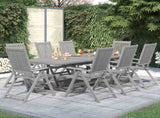 9 Piece Garden Dining Set Solid Wood Acacia 3079652