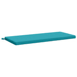 2-Piece Bench Cushions SOEST 2 pcs 100% Polyester Turquoise 949367