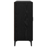 Sideboard Black oak 34 x 90 x 80 cm Engineered wood 880682