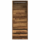 Wardrobe Old Wood 80x50x200 cm Engineered Wood 3307754