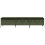 TV Cabinet Olive Green 202x39x43.5 cm Cold-rolled Steel 3307153