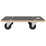Transport Trolleys 2 pcs Rectangular 80x55x11.5 cm 154891