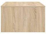 Coffee Table Sonoma Oak 80 x 50 x 40 cm Engineered Wood 8000278