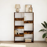 Bookcase Smoked Oak 100x33x155.5 cm Engineered Wood 3309397