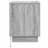 Bedside Cabinet 2 pcs Grey 44 x 34.5 x 45 cm Engineered Wood 869573