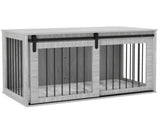 PawHut 46.46'' Dog Crate Furniture with Removable Cushion & Security Latch for Extra Large Dogs T3398P549105