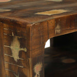 TV Cabinet Set with Shelf 3 pcs Multicolour Solid Reclaim wood 4104540