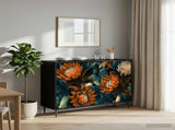 Sideboard LOCHEM Black Oak 102 x 33 x 76 cm Engineered Wood 8006970