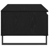 Coffee Table Black Oak 90 x 50 x 36.5 cm Engineered Wood 862963