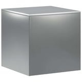 Plant Stand Silver 40 x 40 x 40 cm Steel 8012526