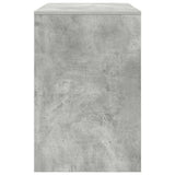 Desk with Shelf Concrete Grey 102 x 50 x 75 cm Engineered Wood 869541