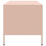 ZNTS Coffee Table Pink 68x50x50.5 cm Steel 843031