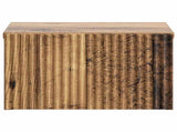 Wall-Mounted Bedside Cabinet 2 pcs Old Wood 33 x 34.5 x 20 cm 898442
