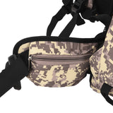 ZNTS Hiking Backpack Camel Brown Camouflage 80 L Oxford Fabric 4009971