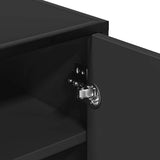 Shoe Rack Black 48x38x97.5 cm Engineered Wood 849199