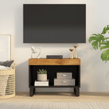 ZNTS TV Cabinet 60x33x43.5 cm Solid Wood Mango 352884