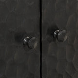 Side Cabinets 3 pcs Black 60x33x75 cm Solid Wood Mango 3206284