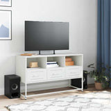 TV Cabinet White 100.5x39x60.5 cm Steel 846547