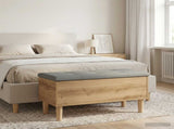 Storage Bench with Cushion Artisan Oak 82 x 42 x 46 cm 8017742
