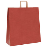 Paper Bags 250 pcs with Handles Red 45x17x48 cm 4101989