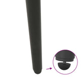 Console Table Legs Conical Shape 4 pcs Anthracite 72-73 cm Steel 4012518