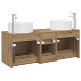 Bathroom Furniture Set 3 pcs Artisan Oak 49.5 x 44.5 x 65.5 cm 3405962