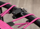 Mini Round Steel Frame Trampoline w/ Adjustable Handle, Pink T3398P349133