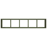 Planter Olive Green 200x40x40 cm Cold-rolled Steel 860685
