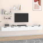 Wall Cabinets 2 pcs White 102x30x20 cm Engineered Wood 3115900