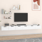Wall Cabinets 2 pcs White 102x30x20 cm Engineered Wood 3115900