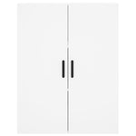 Highboard White 69.5x34x180 cm Engineered Wood 3195683
