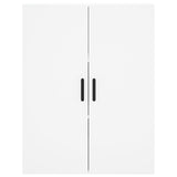 Highboard White 69.5x34x180 cm Engineered Wood 3195683