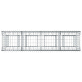 Gabion Raised Bed 2 pcs Silver 3422221