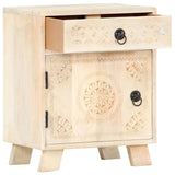 Bedside Cabinet 40x30x50 cm Solid Mango Wood 282867
