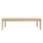 ZNTS Coffee Table 110x50x30 cm Solid Wood Pine 814234