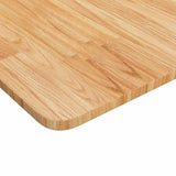 Bathroom Countertop Light Brown 100x60x1.5cm Treated Solid Wood 343013