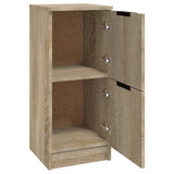 Sideboard Sonoma Oak 30x30x70 cm Engineered Wood 811175