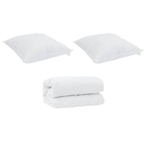 Duvet with Pillows with Pillow 3 pcs White Microfiber 3378077