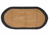 Area Rug Dark Grey 152 x 245 cm Jute 42010707