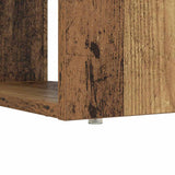 Desk with Shelf Old Wood 113 x 54 x 120 cm Engineered Wood 869280