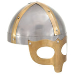 Viking Helmet Antique Replica LARP Silver Steel 286236