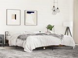 Bed Frame without Mattress Smoked Oak 160x200 cm 3280054