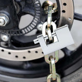 Padlock 12 pcs Silver Steel 42020740