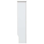 Radiator Cover White 112x19x81.5 cm MDF 284320