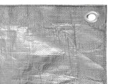 Tarpaulin 180 g/m 6x10 m Grey HDPE 151492
